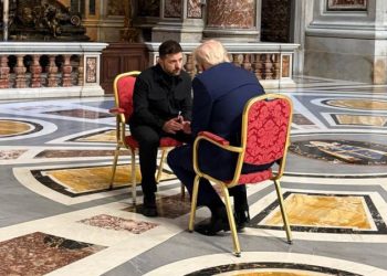 Trump and Zelensky hold war talks inside St. Peter’s Basilica ahead of pope’s funeral