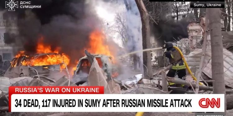 Trump calls Sumy missile strike a ‘mistake.’ But Russia’s war seems to be raging on exactly to Putin’s plan