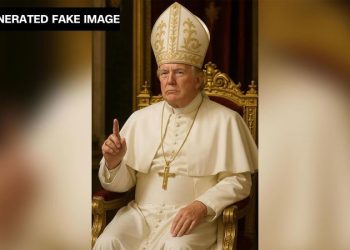 Trump draws criticism with AI image of himself as the pope ahead of the papal conclave