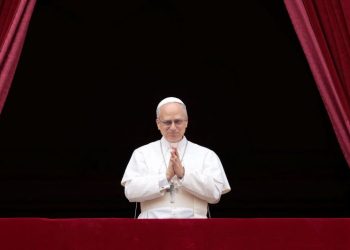 ‘Never again war!’ Pope Leo calls for peace in Ukraine and Gaza in first Vatican address since his election