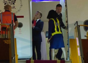 Macron’s marital shove disappears from French airwaves