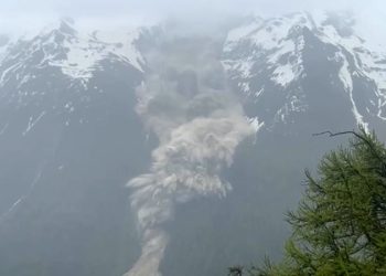 Mud and rock buries evacuated Swiss village after glacier collapse, one person missing
